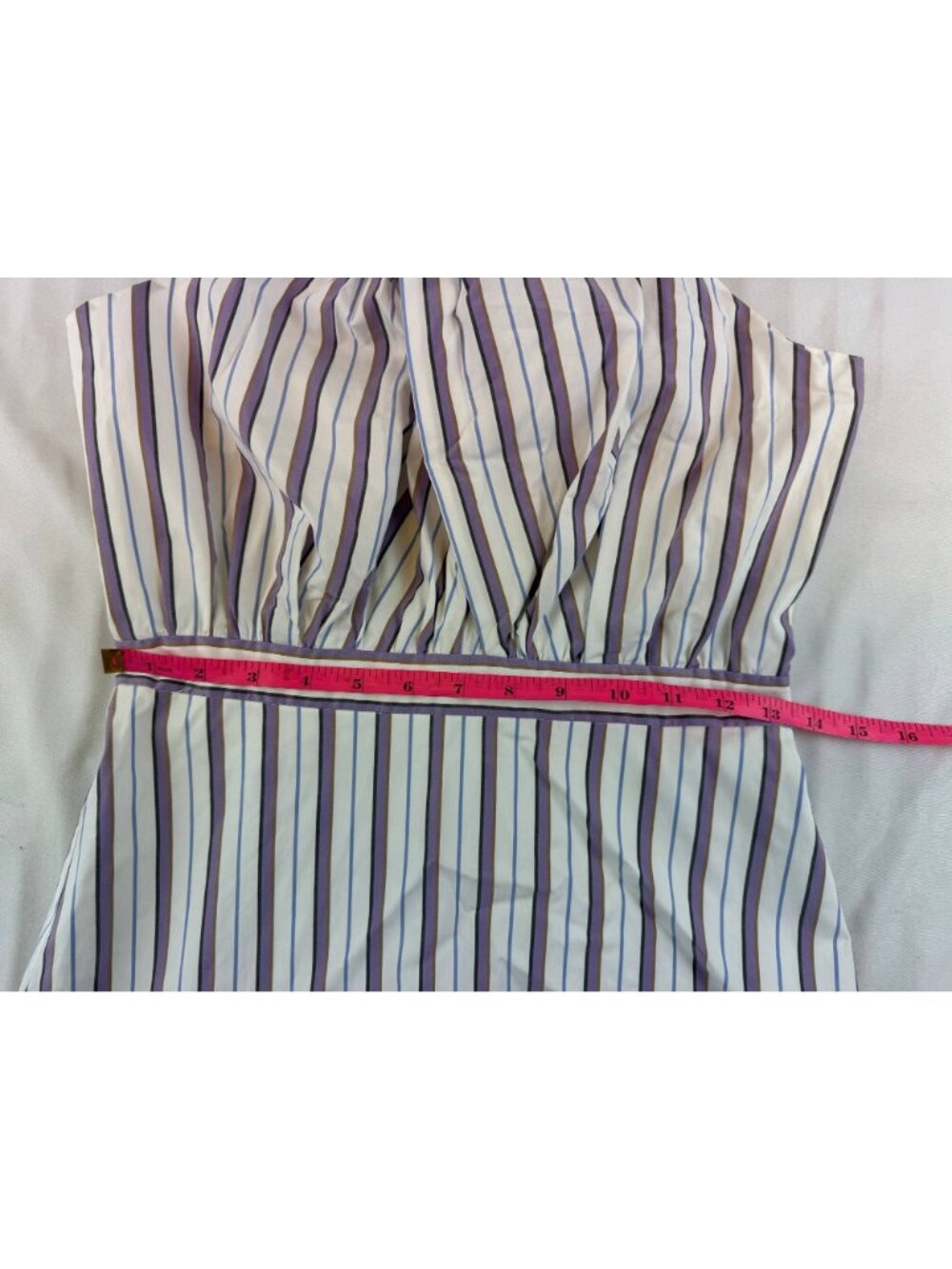 Veronica Beard Radley Halter Dress in Off white Multi Size 2 - Picture 8 of 9